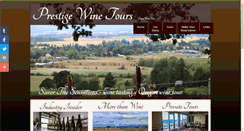 Desktop Screenshot of prestigewinetours.com